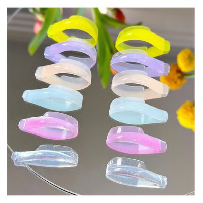ICONSIAM Lash Lift Shields C Curl Eyelash Lifting Shield Natural Curl Lami Lamination Roller Soft Silicone Perm Rod Gel Lash Perming Pad Set For Lash Lift and Tint Lash (Rainbow Cat Eye Shields)