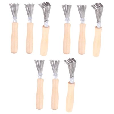 Beavorty 9pcs Hair Brush Cleaner Comb Claw Cleaner Wig Brush Cleaning Tool Cleaning Rake
