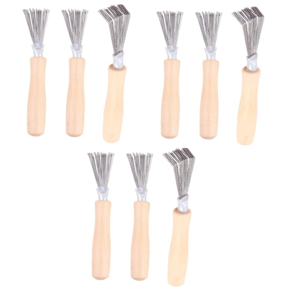 Beavorty 9pcs Hair Brush Cleaner Comb Claw Cleaner Wig Brush Cleaning Tool Cleaning Rake