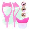 3 in 1 Mascara Shield 2Pcs Lash Tools Mascara Shield Applicator Guard Lash Buddy Silicone Eyeliner Stencils Beginners Friendly Makup Tool by JIMIRE (Plum) view 1