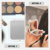 FOMIYES Pocket Mirror Folding Makeup Mirror Magnification Compact and Lightweight Double-Sided view 2
