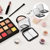 2Pcs Blush Palette Empty Eyeshadow Palette Magnetic Makeup Storage Case Box with Mirror for Women (8 Girds) view 2