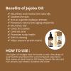 AEKONIK Organic Cold Pressed Jojoba Oil Reduce Wrinkles, Fine Lines & Dark Spots - Non-GMO, Vegan & Cruelty Free - Moisturizing Oil for Skin, Hair & Body - Suitable for Men & Women | 4fl oz (118 ml) view 3