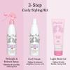 Rizos Curls Styling Starter Kit, Refresh and Detangle Spray & Curl Defining Cream & Light Hold Gel Bundle, Enhance & Define Curls, Add Volume & Hold, Frizz Control & Shine view 2