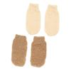 balacoo 4pcs Exfoliating Shower Gloves Comfortable Bath Scrubbers for Dead Skin Removal Rich Foaming Unisex Design for Spa and Daily Use view 1