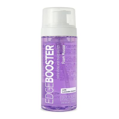Style Factor Edge Booster Extra Shine Foam Wrap Moisture Rich Foam Mousse 9 Oz (with Lavender Extract)