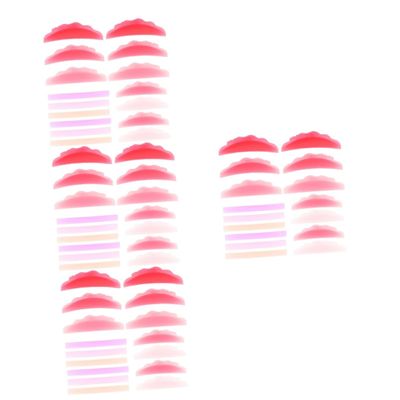 balacoo 32pairs Reusable Silicone Eyelash Perming Pads Eyelash Lift Tools for Salon Comfortable Eye Shapes Easy to Use for Lash Silicone Material