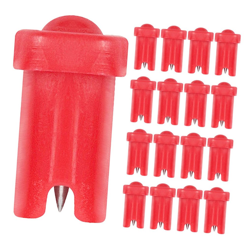 POPETPOP 100pcs Eyelash Glue Bottle Needles Blocking Nozzle for Precision Application Eyelash Glue Accessories for Salon Home Use