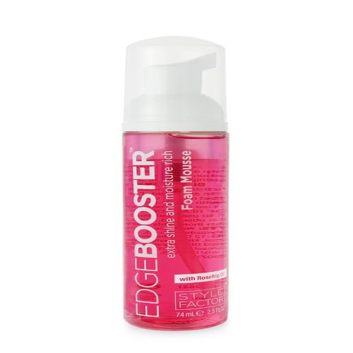 Style Factor Edge Booster Extra Shine Foam Wrap Moisture Rich Foam Mousse 2.5 Oz TRAVEL SIZE (Rosehip Oil)