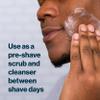 Gillette SkinGuard Face Scrub for Men, 5 oz Daily Cleansing Exfoliating Face Scrub with Shea Butter and Charcoal view 3