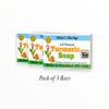 Nature's Blessings Turmeric Soap Bar - Pack of 3 - All Natural, Handmade with vegetarian and food grade ingredients. Excellent for all skin types view 2