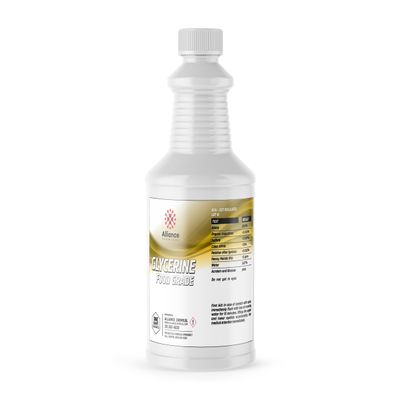 Alliance Chemical Glycerin USP - Skin Moisturizer & Humectant for Soap Making - 1 Quart Bottle - Food Grade - Grade - USA Made