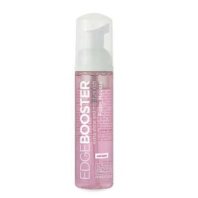 Style Factor Edge Booster Extra Shine Foam Wrap Moisture Rich Foam Mousse 2.5 Oz TRAVEL SIZE (Biotin)