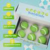 Bathletes 6pc Sporty Kids Bath Bombs with Surprise Inside - Perfect for Birthdays, Holidays (Tennis) view 2