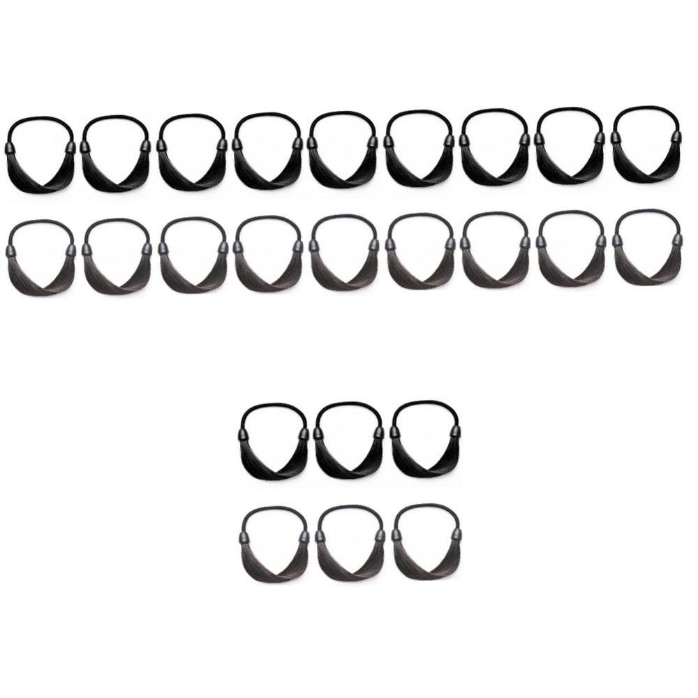 Beavorty 24pcs Elastic Hair Ties for Women and Girls Comfortable Ponytail Holders Hair Bands for Parties and Special Occasions