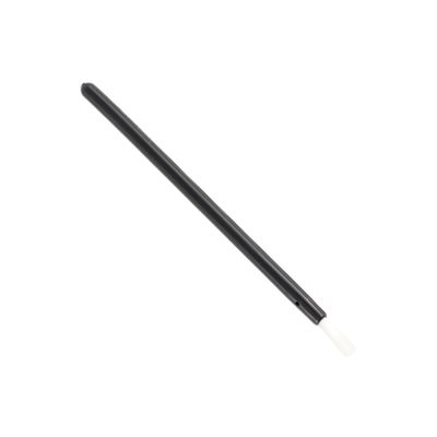 Beavorty 50pcs Disposable Lip Liner Brush Fine Nylon Bristles for Even Application for Makeup Artists and Personal Use Black Plastic Handle