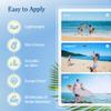 Florida Glow Water Based Sunscreen Lotion SPF 50, 8 OZ Pack of 1 - Florida keys and Hawaii act 104 reef compliant (oxybenzone and octinoxate free)- great for Kids and sports view 4