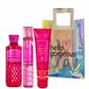 Bath & Body Works - 3 Piece Bundle - Spray - Body Cream - Shower Gel - Full Size and Gift Bag HELLO GORGEOUS (Twisted Peppermint) view 1