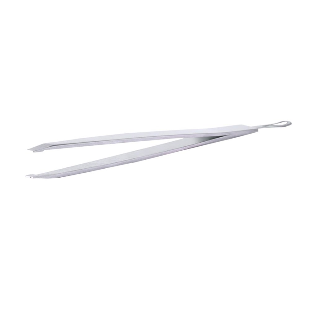 DOITOOL Stainless Steel Eyebrow Tweezers Angled Clip Multi-functional Beauty Tool