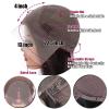 Wigs Deep Wave Human Hair Wigs with Baby Hair, Pre Plucked 13X6 13x4 HD Lace Front Wigs for Women Brazilian Remy Hair Curly 4X4 5X5 6X6 Lace Closure Wig for Daily Party (Color : 13X4 lace wig 150 den view 2
