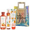 Bath & Body Works - 3 Piece Bundle - Spray - Body Cream - Shower Gel - Full Size and Gift Bag HELLO GORGEOUS (Pretty As A Peach) view 1