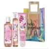Bath & Body Works - 3 Piece Bundle - Spray - Body Cream - Shower Gel - Full Size and Gift Bag HELLO GORGEOUS (Strawberry Snowflakes) view 1