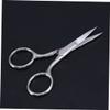 DOITOOL 2pcs Stainless Steel Eyebrow Scissors Grooming Scissors for Dogs Mens Beard Trimmer Eyebrow Shaper view 2