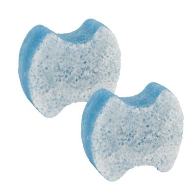 Spongeables Pedi Scrub Foot Exfoliating 20+ Wash Sponge, Clean & Fresh, 2 Count