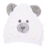 Angoily Cute Bear Kids Hair Drying Cap Microfiber Towel Wrap Quick Drying Absorbent for Wet Hair view 1