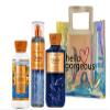 Bath & Body Works - 3 Piece Bundle - Spray - Body Lotion - Shower Gel - Full Size and Gift Bag HELLO GORGEOUS (Sweater Weather) view 1