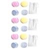 Beavorty 24pcs Eco-Friendly Reusable Makeup Remover Pads Facial Cleansing Sponges for Face Gentle Makeup Remover Pads Uses Compact Storage Bag Included view 1