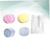 Beavorty 24pcs Eco-Friendly Reusable Makeup Remover Pads Facial Cleansing Sponges for Face Gentle Makeup Remover Pads Uses Compact Storage Bag Included view 2
