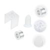 Angoily 6sets Lipstick Mold for Lip Balm Cosmetics Easy Release and Washable for Fun Family Projects and Includes Base and Tools view 3