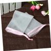 Beavorty 15pcs Essential Foaming Net Soap Saver Pouch Handmade Soap Body Cleaner Easy to Close Open view 3