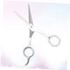 FOMIYES 2pcs Stainless Steel Straight Cut Haircut Scissors Professional Barber Clippers Hair Styling Tools view 4
