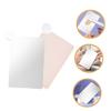 Angoily Foundation Mixing Palette Mirror Compact Makeup Tray for Color Mixing Cosmetic Application Tool Portable Go Use view 2