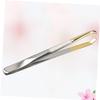 Beaupretty Eyebrow Tweezer Curved Stainless Steel Eyebrow Clip for Lash Extension Makeup Tool view 3