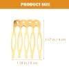 Luxshiny Diy Hair Combs Five Teeth Small Hair Combing Tools Handmade Accessories for Women and Girls Styling Headdress view 2