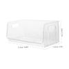 Angoily 2pcs Cosmetics Storage Boxes Desktop Organizer for Makeup Versatile Vanity Containers for Sundries Transparent Design for Easy Access view 2
