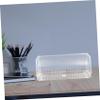 Angoily 2pcs Cosmetics Storage Boxes Desktop Organizer for Makeup Versatile Vanity Containers for Sundries Transparent Design for Easy Access view 4