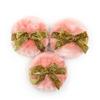 Beavorty 2pcs Plush Powder Puff Bowknot Band Soft Glitter Skin Care Supplies Safe for Use Comfortable Easy to Operate for Delicate Skin view 1