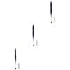 Beavorty 3pcs Lipstick Applicator Makeup Brush Retractable Lip Brush Metal Lid Portable Flexible for Lip Gloss view 1