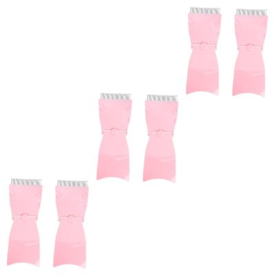 Beavorty 6pcs Eyebrow Brush Comb Brow- Steel Needle Brow Comb Folding Compact Easy to Clean Suitable for Home Salon