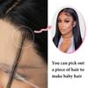 13x4.5inch Middle Bang Machine Made Short Straight Synthetic Hair Toppers for Thinning,12inch Front Lace Wigs for Woman (Hot-Pink) view 4