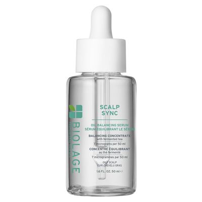 Biolage Scalp Sync Oil Balancing Serum - Absorbs Excess Oil, Leave-In Scalp Treatment, Fermented Tea Blend, Vegan & Paraben-Free, 1.6 Fl Oz