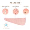 AIDEA Microfiber Hair Towel Wrap, 5 Pack Hair Turbans, Super Absorbent Quick Dry Hair Towel Wrap for All Hair Types Anti Frizz, 26"10" view 2