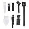 8pcs Brush Cleaning Brush, Cleaner Brush Set, Brush, Mens Electric Cleaning Brush, for Removing Beard Debris and Dust view 2