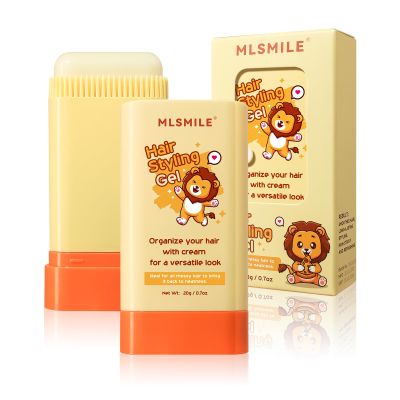 MLSMILE Hair Wax Stick for Baby Styling, 2-in-1 Design with Built-in Comb, Slick,for Kids Waxes, Moisturizing, Non-Greasy, Easy to Use, Compact and Portable