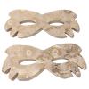 100pcs Butterfly Shaped Cheek Mask Paper Sheet, Thin Soft Eye Mask Paper for Skin Care, with Humanized Cutting, Disposable Soft Fabric view 1