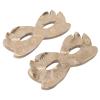 100pcs Butterfly Shaped Cheek Mask Paper Sheet, Thin Soft Eye Mask Paper for Skin Care, with Humanized Cutting, Disposable Soft Fabric view 3